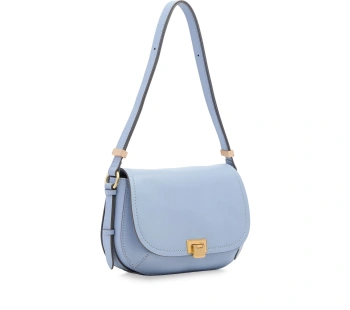 Сумка кросс-боди женская The Bridge Federica 04211401/00A голубая натур.кожа