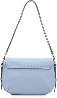 Сумка кросс-боди женская The Bridge Federica 04211401/00A голубая натур.кожа