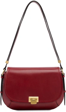 Сумка кросс-боди женская The Bridge Federica 04211401/00D малиновая натур.кожа
