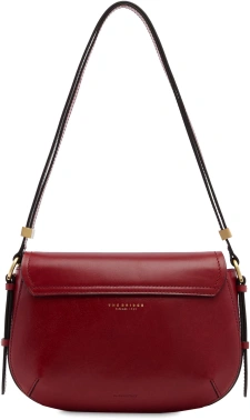 Сумка кросс-боди женская The Bridge Federica 04211401/00D малиновая натур.кожа
