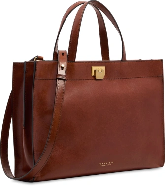 Сумка тоут женская The Bridge Leila 04210601/14 коричневая натур.кожа