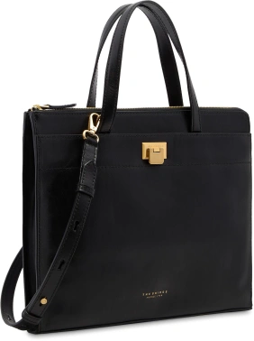 Деловая сумка женская The Bridge Leila 04211601/30 черная натур.кожа
