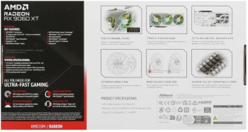 Видеокарта Asrock PCI-E 5.0  RX9060XT SL 16GO