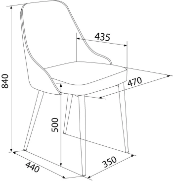 Стул для дома Бюрократ  CH-K3_2