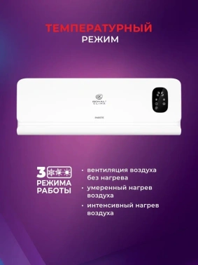 Тепловентилятор Royal Clima Parete RFH-PT2000DC-WT