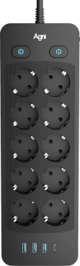 Сетевой фильтр Agni TP-FO4U10E