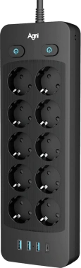 Сетевой фильтр Agni TP-FO4U10E