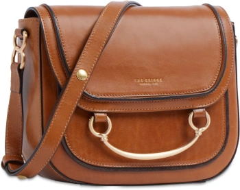 Сумка кросс-боди женская The Bridge Luce 04230601/15 коньячная натур.кожа