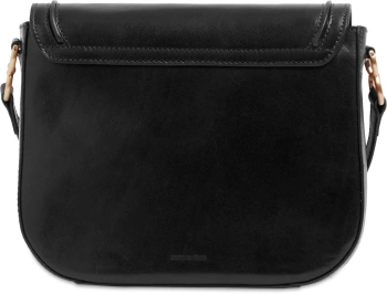 Сумка кросс-боди женская The Bridge Luce 04230601/30 черная натур.кожа