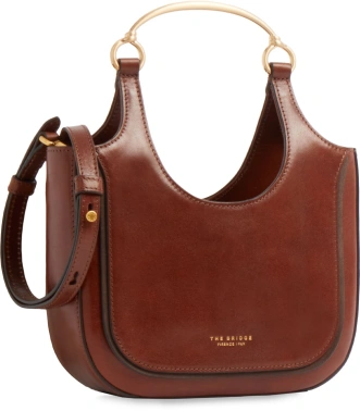 Сумка хобо женская The Bridge Luce 04231601/14 коричневая натур.кожа