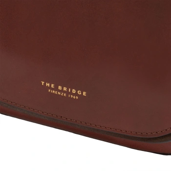 Сумка хобо женская The Bridge Luce 04231601/14 коричневая натур.кожа
