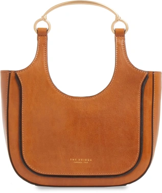 Сумка хобо женская The Bridge Luce 04231601/15 коньячная натур.кожа