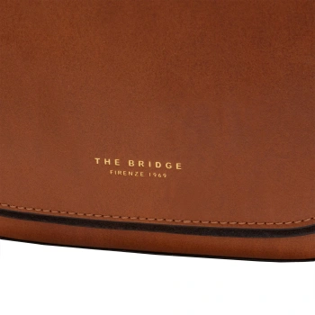 Сумка хобо женская The Bridge Luce 04231601/15 коньячная натур.кожа