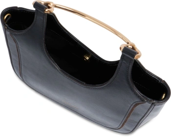 Сумка хобо женская The Bridge Luce 04231601/30 черная натур.кожа