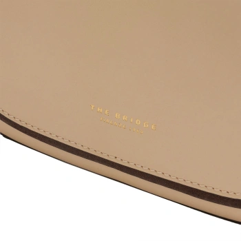 Сумка хобо женская The Bridge Luce 04231601/TH бежевая натур.кожа