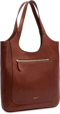 Сумка хобо женская The Bridge Luce Soft 042326D3/14 коричневая натур.кожа