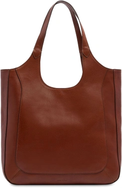 Сумка хобо женская The Bridge Luce Soft 042326D3/14 коричневая натур.кожа
