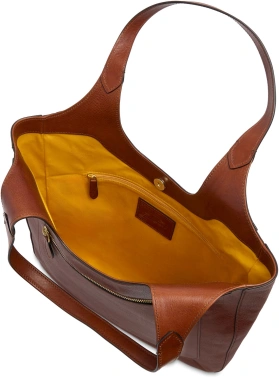 Сумка хобо женская The Bridge Luce Soft 042326D3/14 коричневая натур.кожа