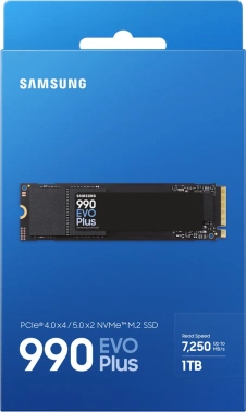 Накопитель SSD Samsung PCIe 4.0 x4 1TB MZ-V9S1T0B/AM 990 EVO Plus