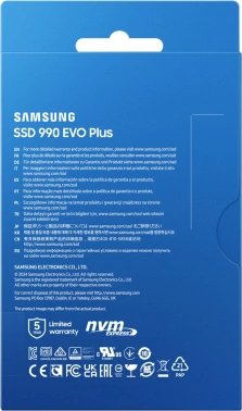 Накопитель SSD Samsung PCIe 4.0 x4 1TB MZ-V9S1T0B/AM 990 EVO Plus