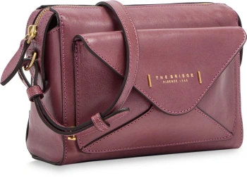 Сумка кросс-боди женская The Bridge Frida 04290401/00B розовая орхидея натур.кожа