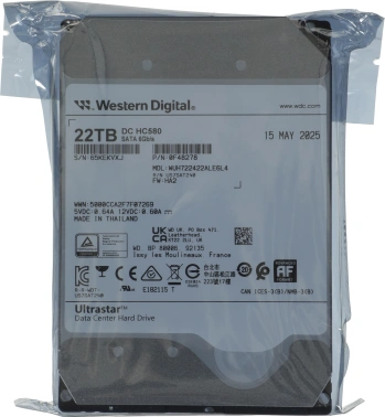 Жесткий диск WD SATA-III 22TB 0F48278  WUH722422ALE6L4