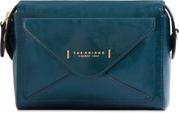 Сумка кросс-боди женская The Bridge Frida 04290401/00E морская волна натур.кожа