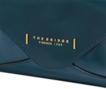 Сумка кросс-боди женская The Bridge Frida 04290401/00E морская волна натур.кожа