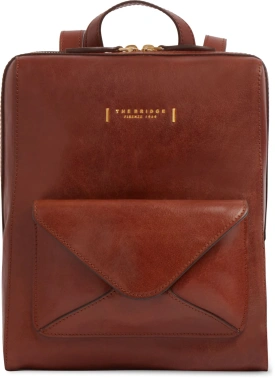 Рюкзак женский The Bridge Frida 04291601/14 коричневый кожа