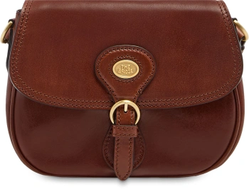 Сумка кросс-боди женская The Bridge Isadora 04531501/14 коричневая натур.кожа