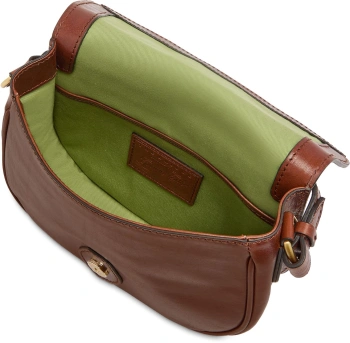 Сумка кросс-боди женская The Bridge Isadora 04531501/14 коричневая натур.кожа