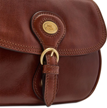 Сумка кросс-боди женская The Bridge Isadora 04531501/14 коричневая натур.кожа