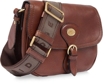 Сумка кросс-боди женская The Bridge Isadora Soft 045315D3/14 коричневая натур.кожа