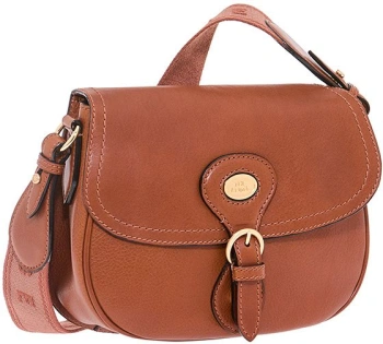 Сумка кросс-боди женская The Bridge Isadora Soft 045315D3/14 коричневая натур.кожа