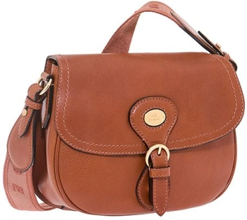 Сумка кросс-боди женская The Bridge Isadora Soft 045315D3/14 коричневая натур.кожа