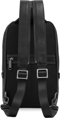 Рюкзак слинг мужской The Bridge Ludovico 053126LZ/7R черный кожа