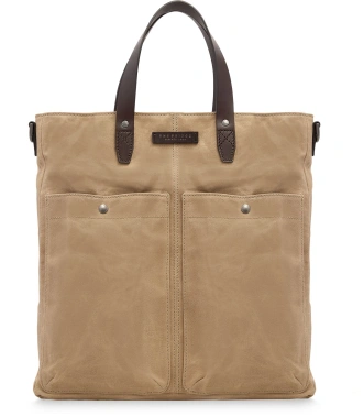 Сумка тоут The Bridge Isadora Soft 062315KF/005 бежевая/коричневая текстиль