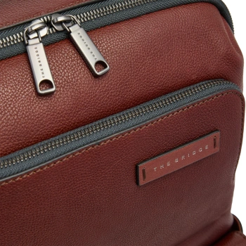 Рюкзак мужской The Bridge Ludovico 063116LZ/1A коричневый кожа
