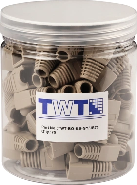 Колпачок Lanmaster (TWT-BO-6.0-GY/JR75) серый (упак.:75шт)