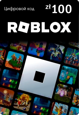 Карта оплаты пополнение игровой валюты Roblox 100 PLN Poland
