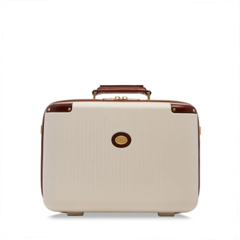 Косметичка The Bridge Story Viaggio 0710352D/3B бежевый/коричневый поликарбонат/натур.кожа