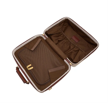 Косметичка The Bridge Story Viaggio 0710352D/3B бежевый/коричневый поликарбонат/натур.кожа