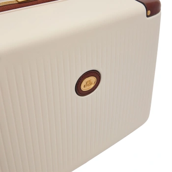 Косметичка The Bridge Story Viaggio 0710352D/3B бежевый/коричневый поликарбонат/натур.кожа