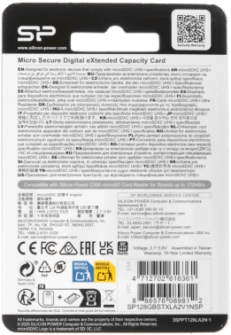 Флеш карта microSDXC 128GB Silicon Power  SP128GBSTXLA2V1N