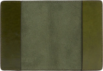 Обложка для паспорта The Bridge 09811501/00C темно-зеленый натур.кожа