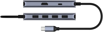 Разветвитель USB-C Cudy UH500