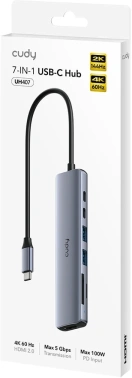 Разветвитель USB-C Cudy UH407