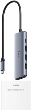 Разветвитель USB-C Cudy UH405