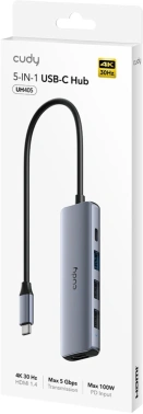 Разветвитель USB-C Cudy UH405