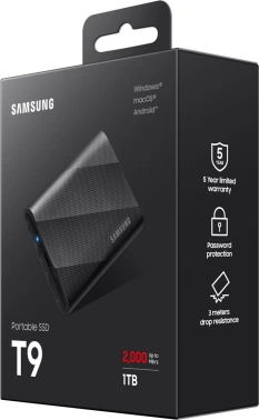 Накопитель SSD Samsung USB-C 1TB MU-PG1T0B/WW